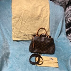 Louis Vuitton bag  used one time with lock and key